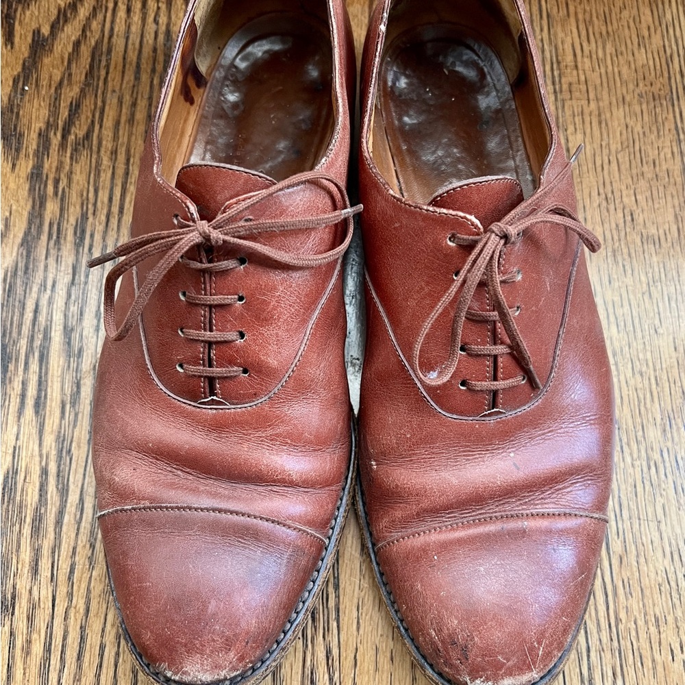 Robert Clergerie Brown Leather Loafers